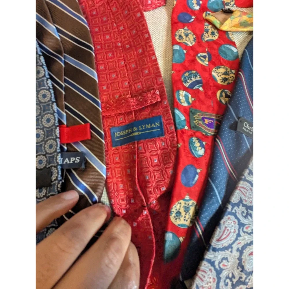 10 Pcs Neckties Lot Mix Wear‎ w/ Dior, Tommy Etc